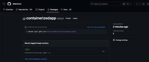 Nieuwe Package Versie